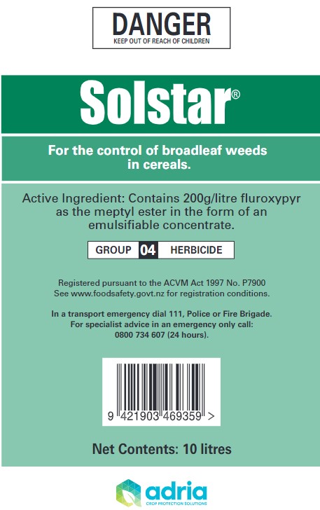 Solstar (10L) label
